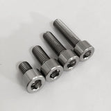 Maxbell 5Pcs Titanium Screws Hexagonal Hex Socket Allen Cap Bolts Thread M3 * 6 mm