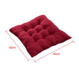 Maxbell Chair Cushion Seat Pads Seat Cushion Outdoor Dining Garden Decor-Burgundy