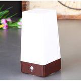 Maxbell Wireless PIR Motion Sensor LED Night Light Desk Table Lamp Square Base