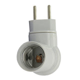 Maxbell E27 to EU Plug Lamp Bulb Light Holder Switch Infrared PIR Motion Sensor