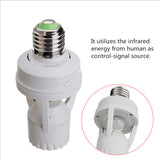 Maxbell E27 LED Lamp Bulb Light Holder Switch Infrared PIR Motion Sensor AC110V 220V