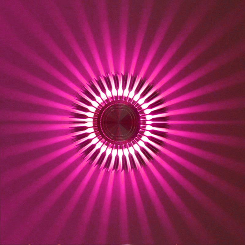 Maxbell 3W RGB LED Bright Wall Lamp Corridor Ceiling Fixture Night Spot Light Rosy