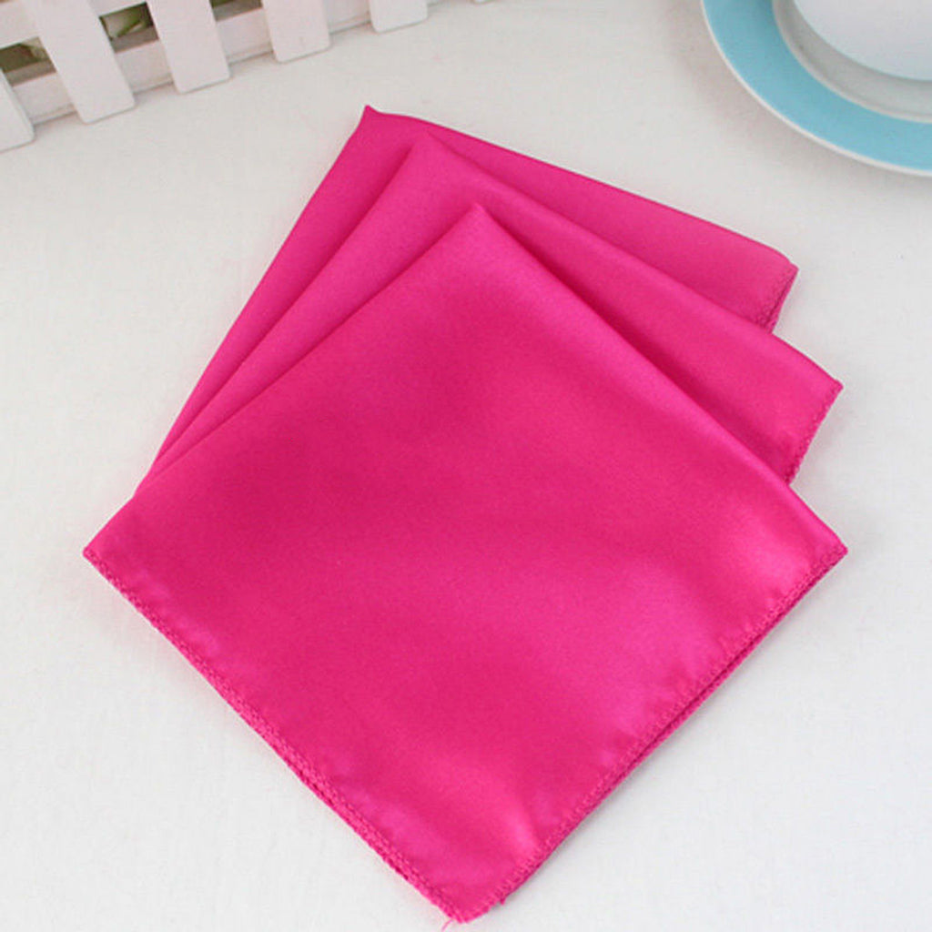 Maxbell 10x Polyester Napkin Pocket Handkerchief Square Wedding Party Tableware 08