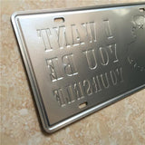 Maxbell 15x30cm Digital License Plates Vintage Metal Sign Tin Poster Pub Bar Shop 64