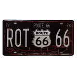 Maxbell 15x30cm Digital License Plates Vintage Metal Sign Tin Poster Pub Bar Shop 68