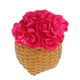 Maxbell 144x Artificial Flower DIY Paper Azalea Plant Floral Banquet Decor Rose Red
