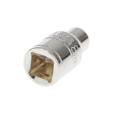 Maxbell 8mm Short 1/2" Drive Socket Metric Hexagonal Chrome Winding Vanadium Part