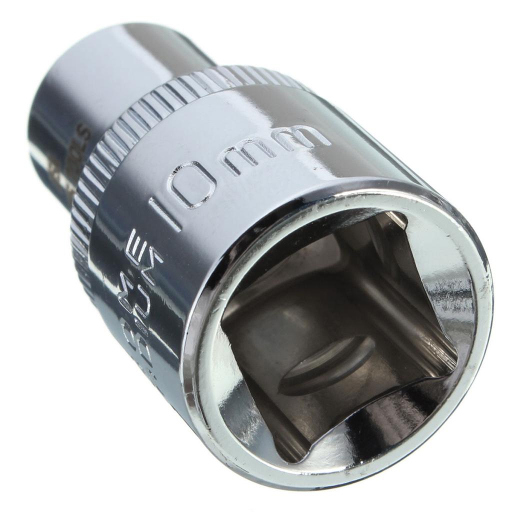Maxbell 10mm Short 1/2" Drive Socket Metric Hexagonal Chrome Winding Vanadium Part