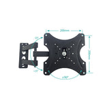 Maxbell 14-42'' LCD LED TV Wall Mount Bracket Computer Screen Flex Swivel Holder