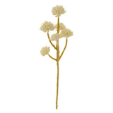 Maxbell Artificial Succulent Real Touch Houseleek Flower Foliage Decor Ivory