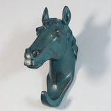 Maxbell Decorative Horse Head Wall Mount Hanger Resin Coat Hat Hook Rustic Bronze