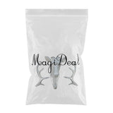 Maxbell Decorative Deer Head Wall Mounted Hanger Resin Coat Hat Hook Rustic Grey