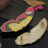 Maxbell Butterfly Closet Drawer Cabinet Door Handle Knob Pull Hardware Gold Pink L