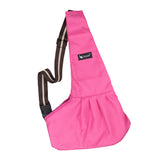 Maxbell Pet Dog Cat Puppy Sling Single-Shoulder Bag Carrier Holder Tote Rose Red M
