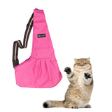 Maxbell Pet Dog Cat Puppy Sling Single-Shoulder Bag Carrier Holder Tote Rose Red M