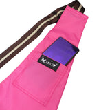 Maxbell Pet Dog Cat Puppy Sling Single-Shoulder Bag Carrier Holder Tote Rose Red M