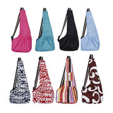 Maxbell Pet Dog Cat Puppy Sling Single-Shoulder Bag Carrier Holder Tote Rose Red M