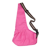 Maxbell Pet Dog Cat Puppy Sling Single-Shoulder Bag Carrier Holder Tote Rose Red M