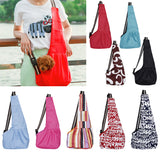 Maxbell Pet Dog Cat Puppy Sling Single-Shoulder Bag Carrier Holder Tote Rose Red M