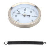 Maxbell Bi-metal Thermometer Clip-on Temperature Gauge Dial with Spring