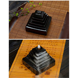 Maxbell Ceramic Incense Smoke Cone Burner Backflow Censer Tower Tiantan
