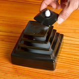 Maxbell Ceramic Incense Smoke Cone Burner Backflow Censer Tower Tiantan
