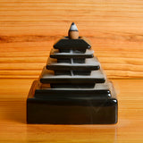 Maxbell Ceramic Incense Smoke Cone Burner Backflow Censer Tower Tiantan