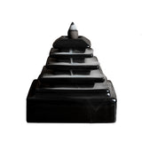 Maxbell Ceramic Incense Smoke Cone Burner Backflow Censer Tower Tiantan