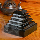 Maxbell Ceramic Incense Smoke Cone Burner Backflow Censer Tower Tiantan