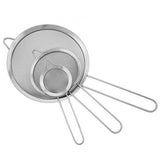 Maxbell 10cm Stainless Steel Mesh Oil Skimmer Soup Strainer Flour Colander Sifter