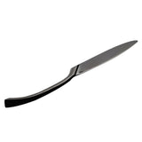 Maxbell Matte Black Stainless Steel Cutlery Dining Table Dinner Knife Tableware