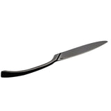 Maxbell Matte Black Stainless Steel Cutlery Dining Table Dinner Knife Tableware