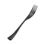Maxbell Matte Black Stainless Steel Cutlery Dining Table Dinner Steak Fork Tableware