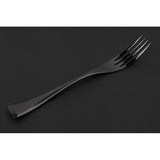 Maxbell Matte Black Stainless Steel Cutlery Dining Table Dinner Steak Fork Tableware