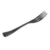 Maxbell Matte Black Stainless Steel Cutlery Dining Table Dinner Steak Fork Tableware