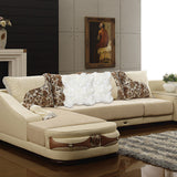 Maxbell Flower Design Pillow Cover Linen Throw Sofa Cushion Case Bed Decor White