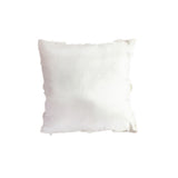 Maxbell Flower Design Pillow Cover Linen Throw Sofa Cushion Case Bed Decor White