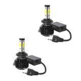 Maxbell 2 Pieces Car LED COB Headlight Fog Work Light Lamp Indicator DRL H7