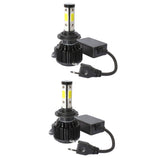 Maxbell 2 Pieces Car LED COB Headlight Fog Work Light Lamp Indicator DRL H7