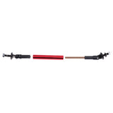 Maxbell Pair Front Frame Bumper Protector Splitter Rod Support Bar Universal Red