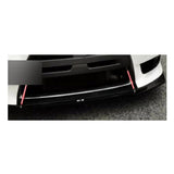 Maxbell Pair Front Frame Bumper Protector Splitter Rod Support Bar Universal Red