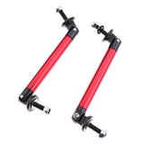 Maxbell Pair Front Frame Bumper Protector Splitter Rod Support Bar Universal Red