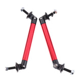 Maxbell Pair Front Frame Bumper Protector Splitter Rod Support Bar Universal Red