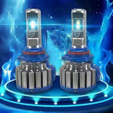 Maxbell 2 Pieces Headlight Worklight Fog Light LED Aluminum Bulb Lamp T1-H3