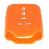 Maxbell 4 Button Car Key Shell Case Cover for Honda Accord Civic HR-V Orange