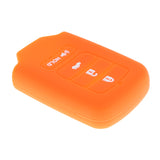 Maxbell 4 Button Car Key Shell Case Cover for Honda Accord Civic HR-V Orange