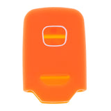 Maxbell 4 Button Car Key Shell Case Cover for Honda Accord Civic HR-V Orange