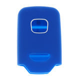 Maxbell 4 Button Car Key Shell Case Cover for Honda Accord Civic HR-V Dark Blue