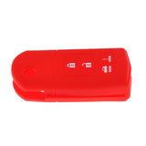 Maxbell 4 Buttons Car Remote Key Protective Silicone Case Cover For Mazda Red