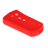 Maxbell 4 Buttons Car Remote Key Protective Silicone Case Cover For Mazda Red